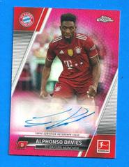 Alphonso Davies [Red] #BCA-AD Soccer Cards 2021 Topps Chrome Bundesliga Autographs Prices