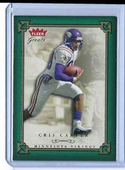 Cris Carter Football Cards 2004 Fleer Greats of the Game Prices