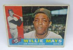 Willie Mays Baseball Cards 1960 Topps Prices