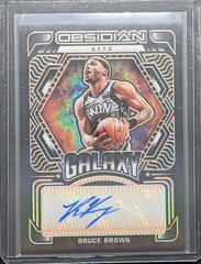 Bruce Brown [Orange] #GA-BBR Basketball Cards 2021 Panini Obsidian Galaxy Autographs Prices