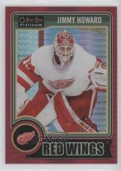 Jimmy Howard [Red Prism] Hockey Cards 2014 O-Pee-Chee Platinum Prices