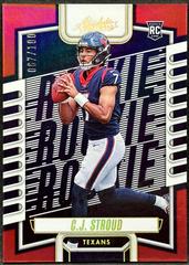 C. J. Stroud [Spectrum Red] #102 Football Cards 2023 Panini Absolute Prices