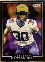 Daxton hill #12 Football Cards 2022 Sage Artistry Prices