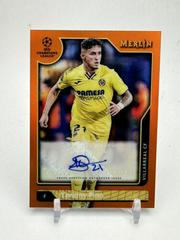 Yeremy Pino [Orange] Soccer Cards 2021 Topps Merlin Chrome UEFA Autographs Prices