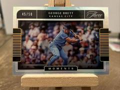 George Brett [Holo Gold] Baseball Cards 2022 Panini Three and Two Moments Prices