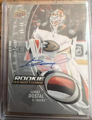 Lukas Dostal [Patch Autograph] Hockey Cards 2022 Upper Deck Trilogy Rookie Renditions Prices