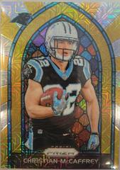 Christian McCaffrey [Gold Mojo] #4 Football Cards 2017 Panini Prizm Stained Glass Prices
