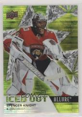 Spencer Knight [Green Rainbow] Hockey Cards 2021 Upper Deck Allure Iced Out Prices