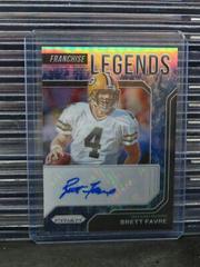 Brett Favre [Navy Camo Prizm] #FLS-BF Football Cards 2021 Panini Prizm Franchise Legends Signatures Prices