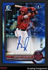 Adrian Placencia [HTA Choice Refractor] #CPA-APA Baseball Cards 2022 Bowman Chrome Prospect Autographs Prices