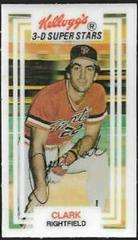 Jack Clark Baseball Cards 1983 Kellogg's Prices