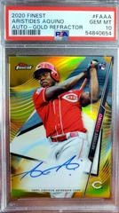 Aristides Aquino [Gold Refractor] Baseball Cards 2020 Topps Finest Autographs Prices