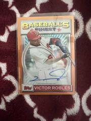 Victor Robles [Orange Refractor] #VR Baseball Cards 2020 Topps Finest Flashbacks Autographs Prices