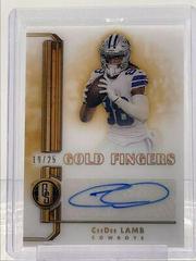 CeeDee Lamb #GF-CL Football Cards 2023 Panini Gold Standard Fingers Autographs Prices