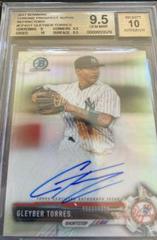 Gleyber Torres [Chrome Refractor] #CPA-GT Baseball Cards 2017 Bowman Prospect Autographs Prices
