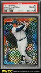 Miguel Cabrera [Xfractor] #1 Baseball Cards 2014 Finest Prices