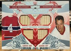 Jean Beliveau, Gordie Howe [Pewter] Hockey Cards 2021 Leaf Lumber Hart to Hart Prices