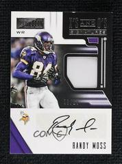 Randy Moss #XOS-RM Football Cards 2018 Panini Playbook X's and O's Signatures Prices