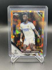 Eduardo Camavinga [Orange] #115 Soccer Cards 2021 Topps Chrome Sapphire UEFA Champions League Prices
