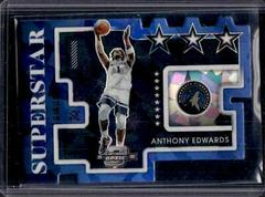 Anthony Edwards [Blue Ice] #3 Basketball Cards 2021 Panini Contenders Optic Superstars Prices