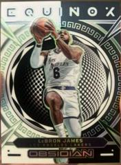 LeBron James [Green] #18 Basketball Cards 2022 Panini Obsidian Equinox Prices