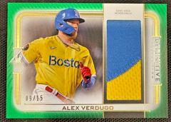 Alex Verdugo [Green] #DJR-VER Baseball Cards 2023 Topps Definitive Jumbo Relic Collection Prices