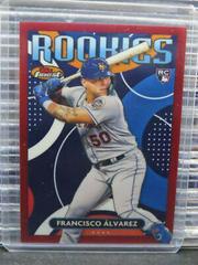 Francisco Alvarez [Red] #86 Baseball Cards 2023 Topps Finest Prices