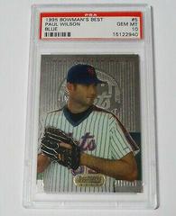 Paul Wilson [Blue] Baseball Cards 1995 Bowman's Best Prices