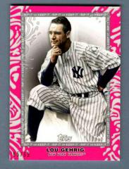 Lou Gehrig [Fuchsia] #4 Baseball Cards 2022 Topps Rip Prices