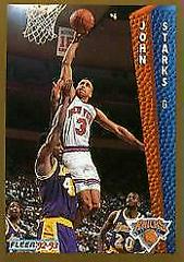 John Starks Basketball Cards 1992 Fleer Prices