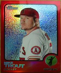 Mike Trout [Red] Baseball Cards 2022 Topps Heritage Prices
