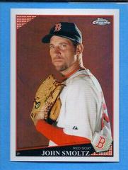John Smoltz [Red Refractor] #99 Baseball Cards 2009 Topps Chrome Prices