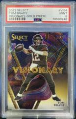Tom Brady [Gold] #VIS-4 Football Cards 2022 Panini Select Visionary Prices