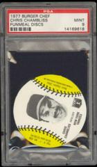 Chris Chambliss Baseball Cards 1977 Burger Chef Funmeal Discs Prices