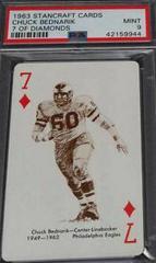 Chuck Bednarik [7 of Diamonds] Football Cards 1963 Stancraft Playing Cards Prices