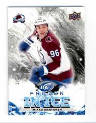 Mikko Rantanen [Black] Hockey Cards 2021 Upper Deck Ice Frozen In Prices