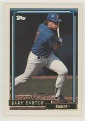 Gary Carter [Gold] Baseball Cards 1992 Topps Traded Prices