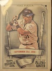 Mike Piazza Baseball Cards 2021 Topps Allen & Ginter Historic Hits Prices