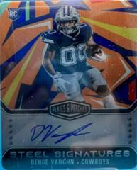Deuce Vaughn #RSSDVA Football Cards 2023 Panini Plates and Patches Rookie Steel Signatures Prices