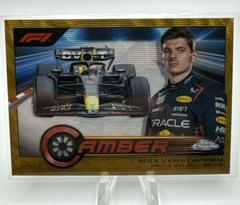 Max Verstappen [Gold Wave Refractor] #CAM-MVIII Racing Cards 2023 Topps Chrome Formula 1 Camber Prices