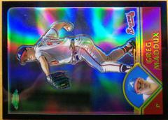 Greg Maddux [Refractor] #21 Baseball Cards 2003 Topps Chrome Prices
