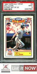 Will Clark Baseball Cards 1990 Topps All Star Glossy Set of 22 Prices