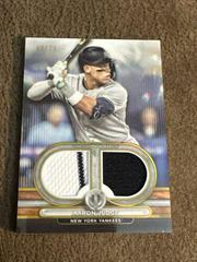 Aaron Judge [Single Player] #DR-AJ Baseball Cards 2024 Topps Tribute Dual Relic Prices