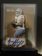 Sam Howell [Gold Green Foil] #MB-A Football Cards 2022 Wild Card Matte Autographs Prices