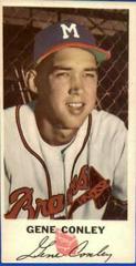 Gene Conley #22 Baseball Cards 1954 Johnston Cookies Braves Prices