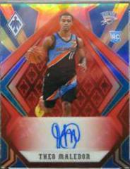 Theo Maledon [Red] Basketball Cards 2020 Panini Chronicles Phoenix Rookie Autographs Prices