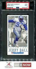 Jerry Ball Football Cards 1992 Fleer Gameday Prices
