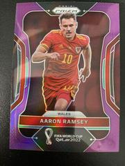 Aaron Ramsey [Purple] #295 Soccer Cards 2022 Panini Prizm World Cup Prices