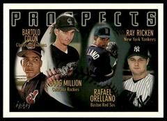 Bartolo Colon, Doug Million, Rafael Orellano, Ray Ricken #428 Baseball Cards 1996 Topps Prices