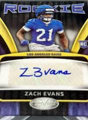 Zach Evans [Gold Etch] Football Cards 2023 Panini Certified Rookie Signatures Prices
